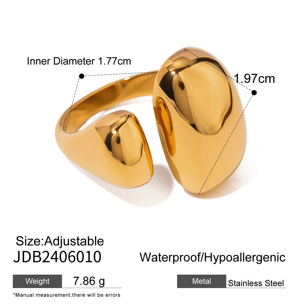 Minimalist 316L Stainless Steel Ring