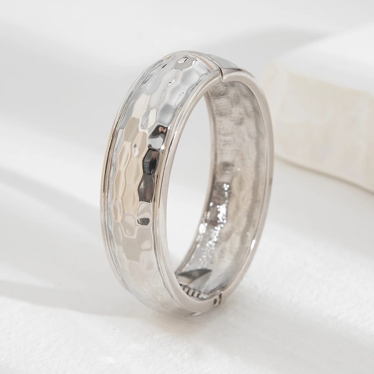 Vintage Hip-Hop Spring Cuff Bangle
