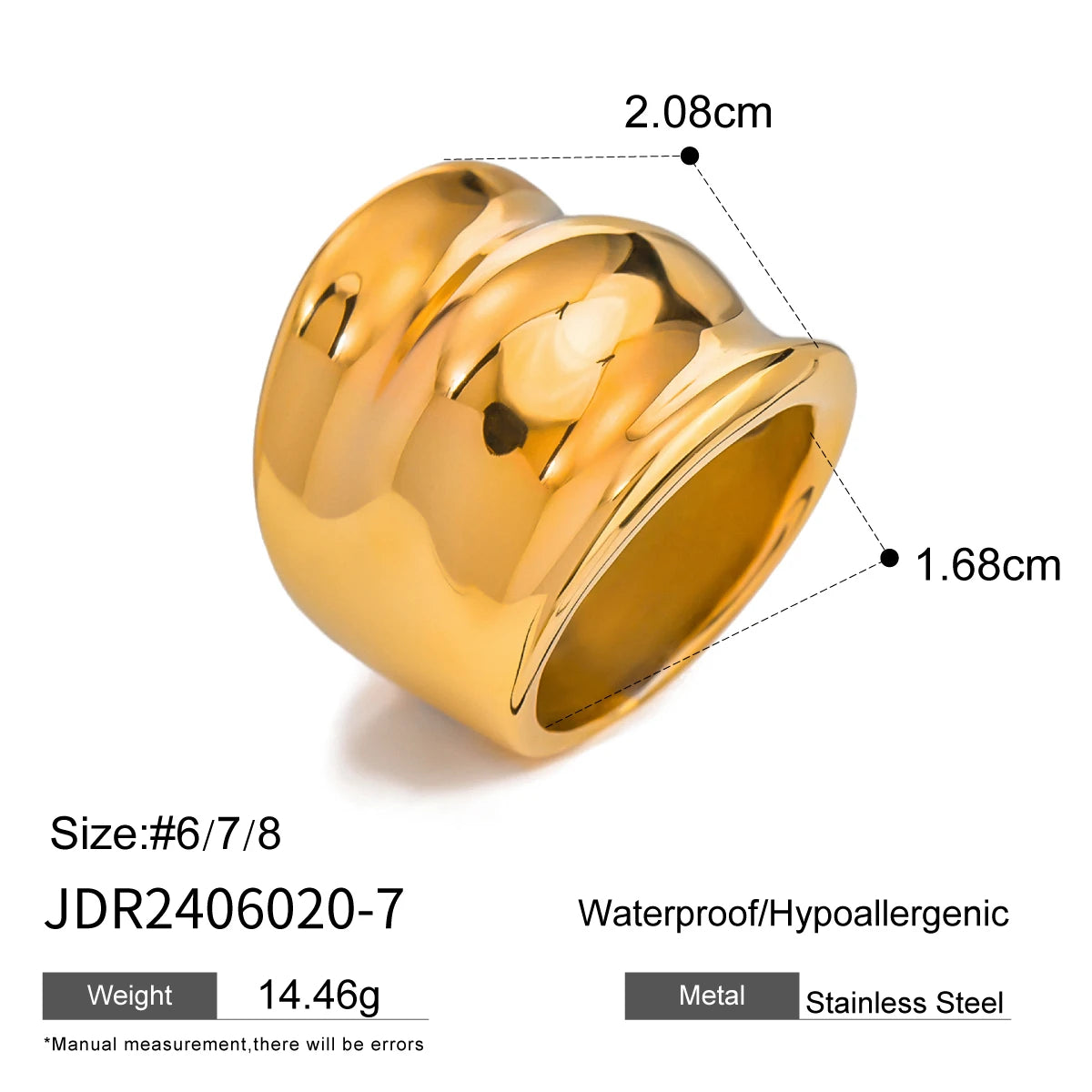 Minimalist 316L Stainless Steel Ring
