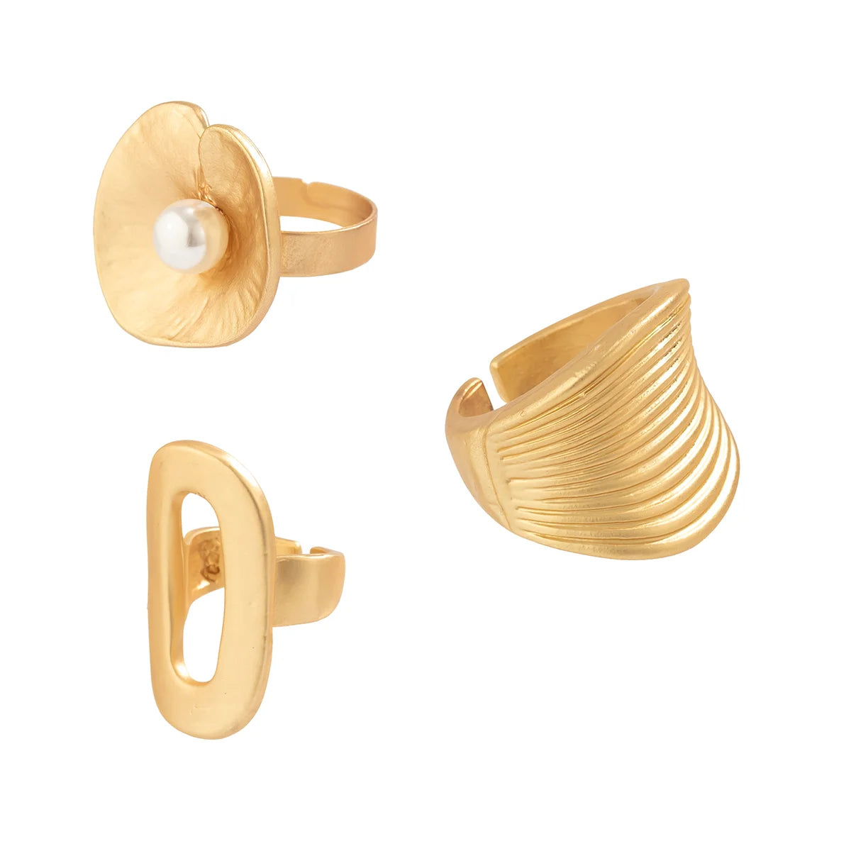 Irregular Geometric Open Ring