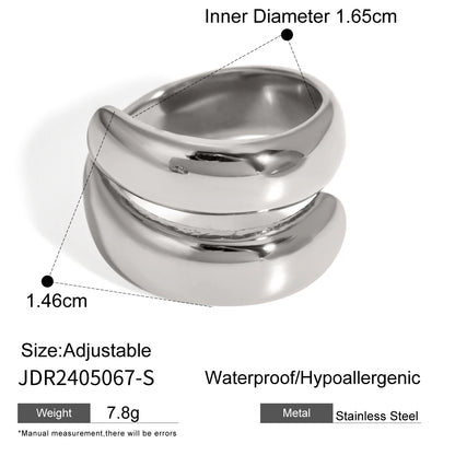 Minimalist 316L Stainless Steel Ring