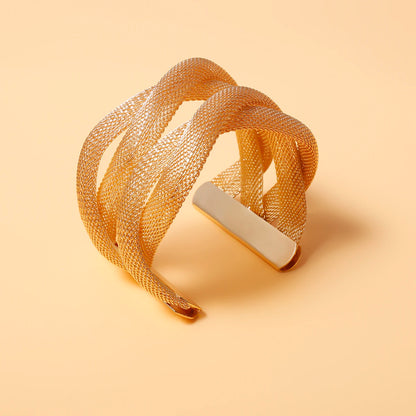 Vintage Hollow Snake Cuff Bangle