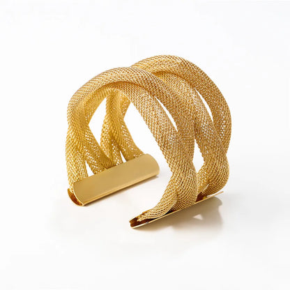 Vintage Hollow Snake Cuff Bangle