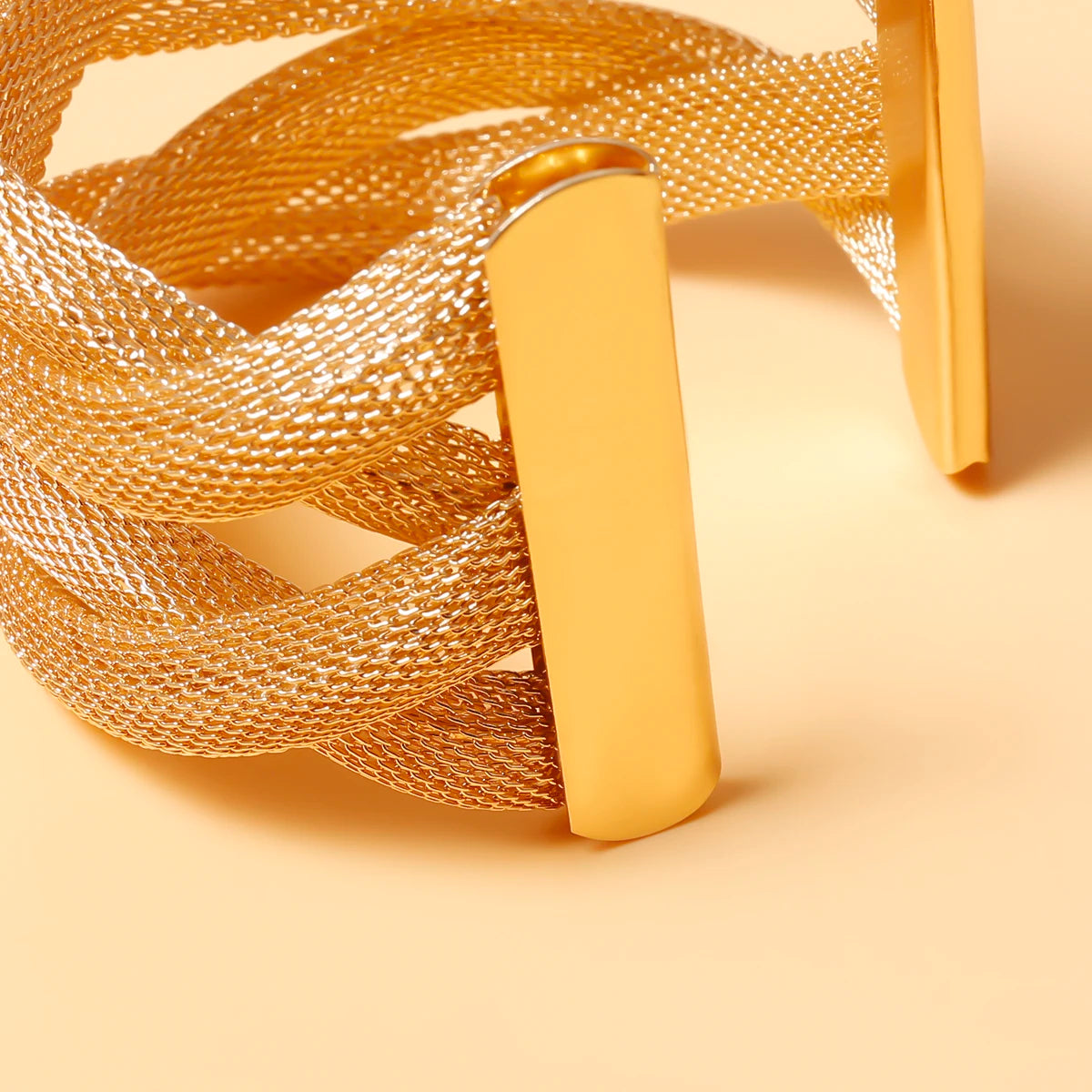 Vintage Hollow Snake Cuff Bangle