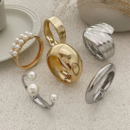 Heavy Metal Wide Cuff Bangle