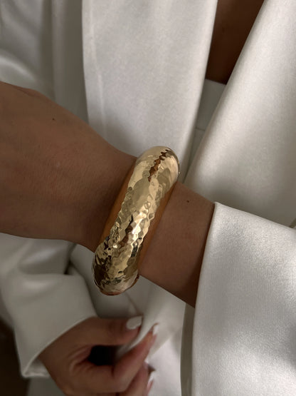 Chunky Pearl Cuff Bracelet