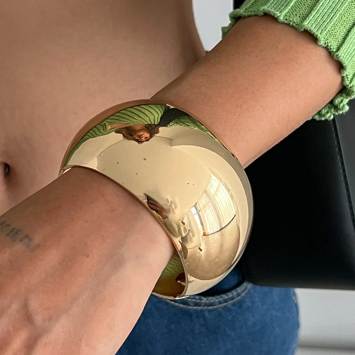 Heavy Metal Spring Bangle