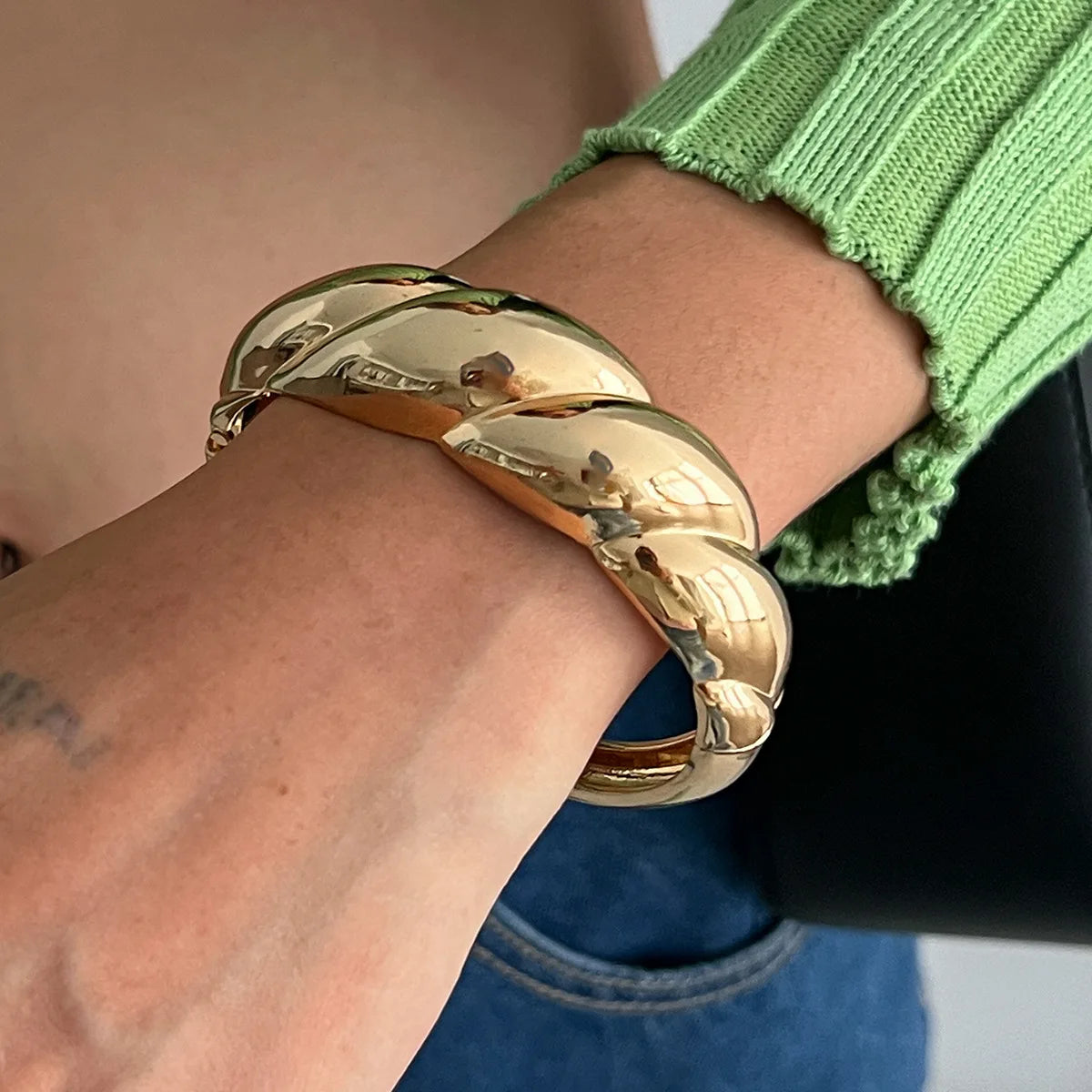 Heavy Metal Spring Bangle