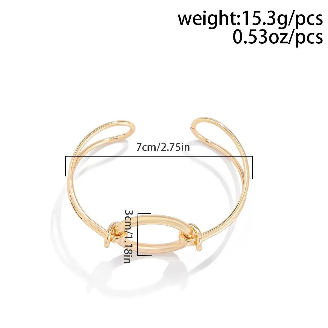 Open Cuff Circle Bangle