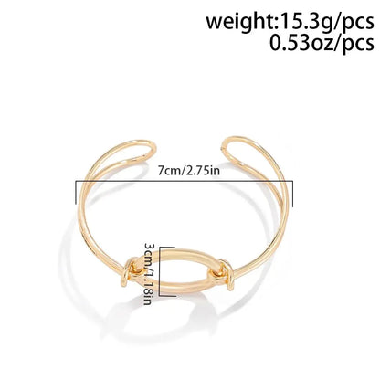 Open Cuff Circle Bangle