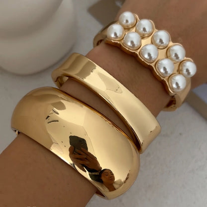 Heavy Metal Wide Cuff Bangle