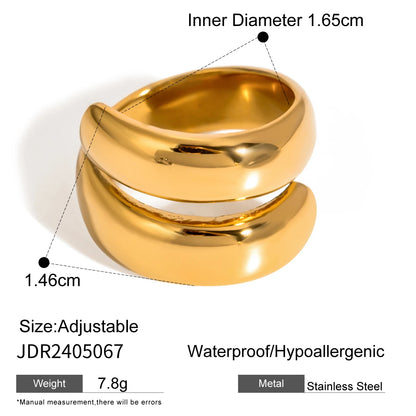 Minimalist 316L Stainless Steel Ring