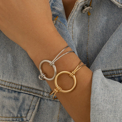 Open Cuff Circle Bangle