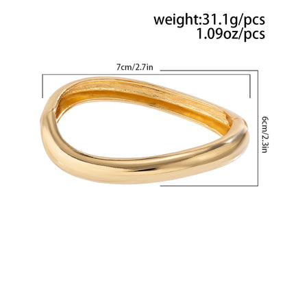 Irregular Punk Metal Bangle