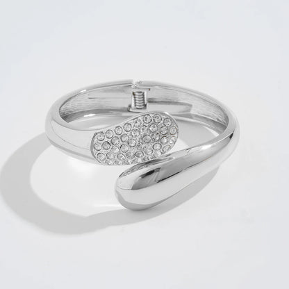 Celeste Teardrop Rhinestone Bangle