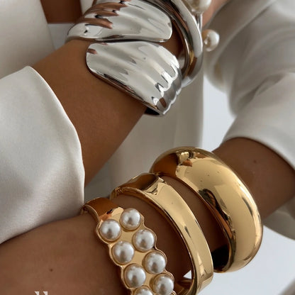 Heavy Metal Wide Cuff Bangle