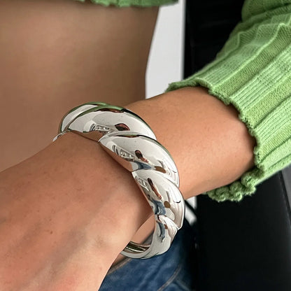 Heavy Metal Spring Bangle