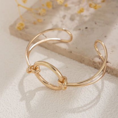 Open Cuff Circle Bangle