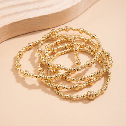 Vintage Beaded Charm Bracelet Set