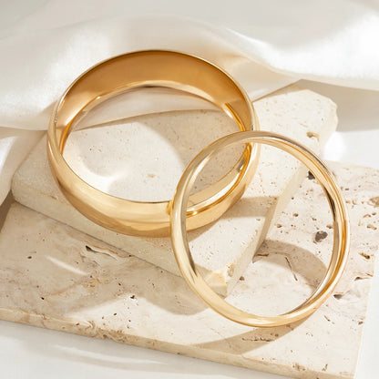Heavy Metal Glossy Bangle Set