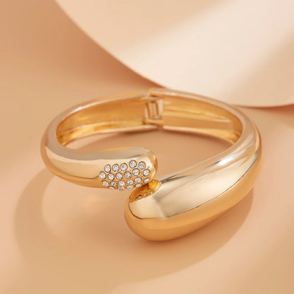 Celeste Teardrop Rhinestone Bangle