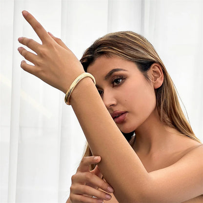 Irregular Punk Metal Bangle