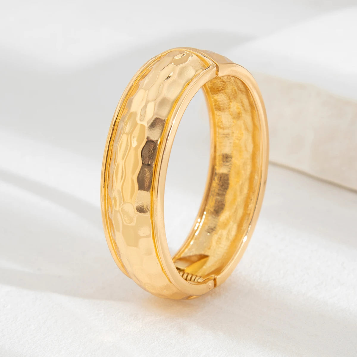 Vintage Hip-Hop Spring Cuff Bangle