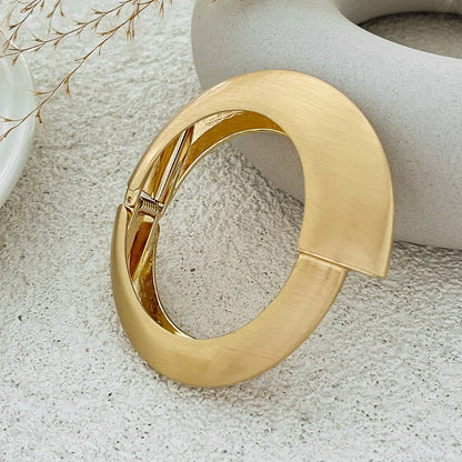Gold Water Drop Cuff Bangle