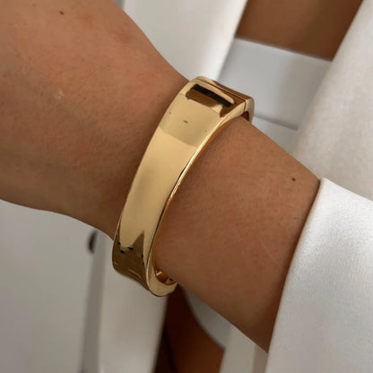 Heavy Metal Wide Cuff Bangle
