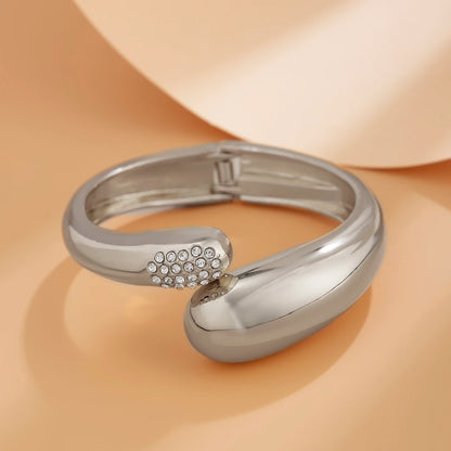 Celeste Teardrop Rhinestone Bangle