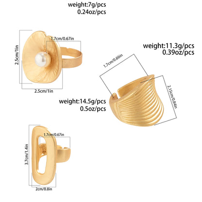 Irregular Geometric Open Ring