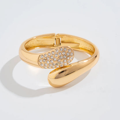 Celeste Teardrop Rhinestone Bangle