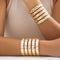2Pcs Gold