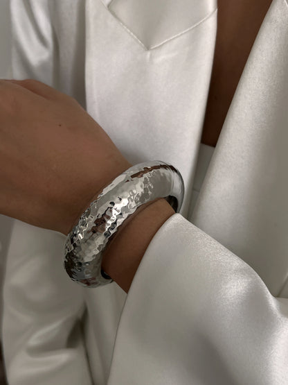 Chunky Pearl Cuff Bracelet