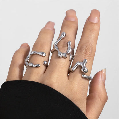 Irregular Geometric Ring Set