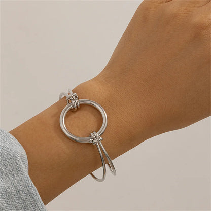 Open Cuff Circle Bangle